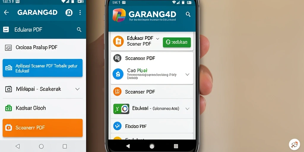 Antarmuka sederhana dengan fitur pemindaian menunjang edukasi.