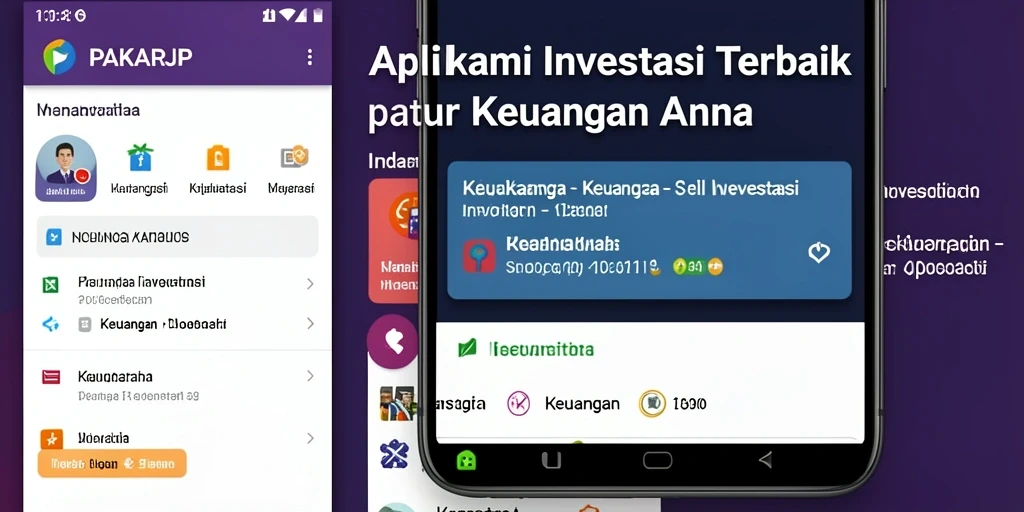 Tampilan antarmuka PAKARJP yang modern dan mudah digunakan untuk Investasi.