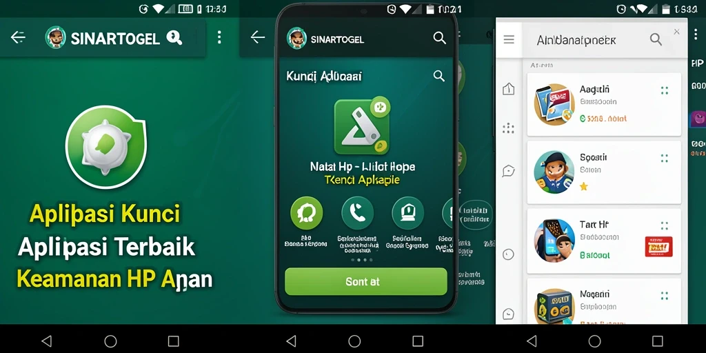 Tampilan antarmuka SINARTOGEL yang sederhana dan mudah digunakan.